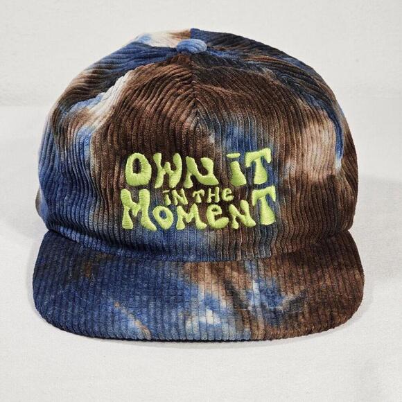 Nixon Hannah Eddy OIITM Snapback Hat Corduroy Tye Die - Picture 1 of 9